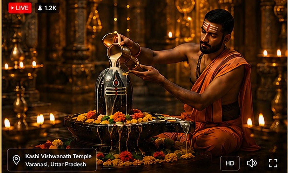 Live sacred ceremony